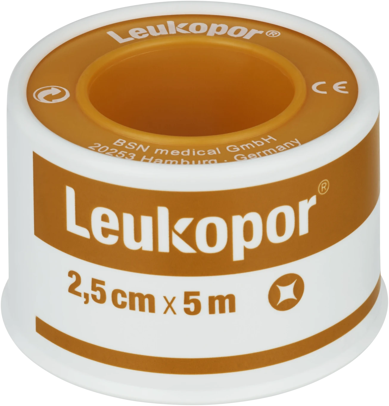 Leukopor Kirurgtejp vit 2,5cm x 5m 1st Leukoplast