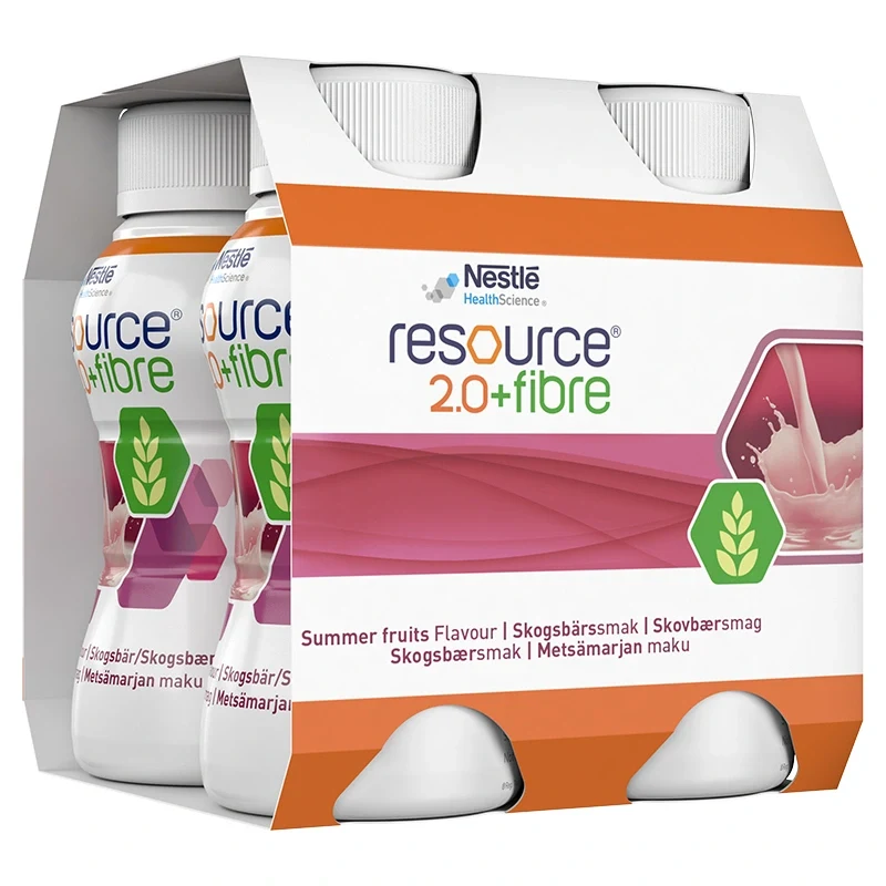 Resource 2.0 + Fibre Skogsbär 4x200 ml Resource