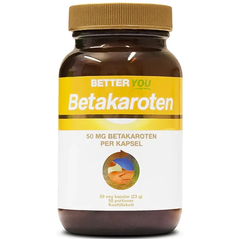 Better You Betakaroten 50 mg 50 kapslar Better You