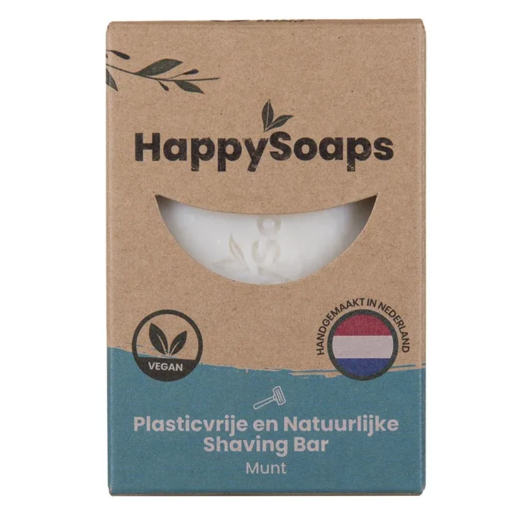 HappySoaps Shaving Bar Mint 80 g HappySoaps