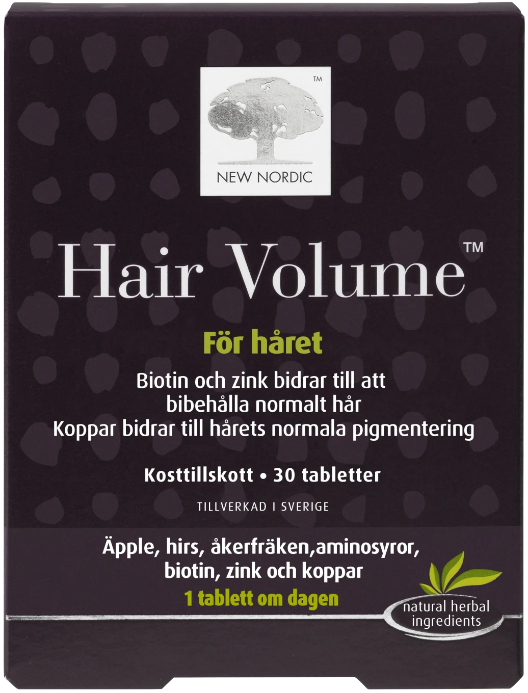 New Nordic Hair Volume Kosttillskott 30 st New Nordic