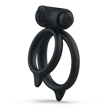 B Swish Bcharmed Basic Plus Black Vibrerande Penisring B Swish