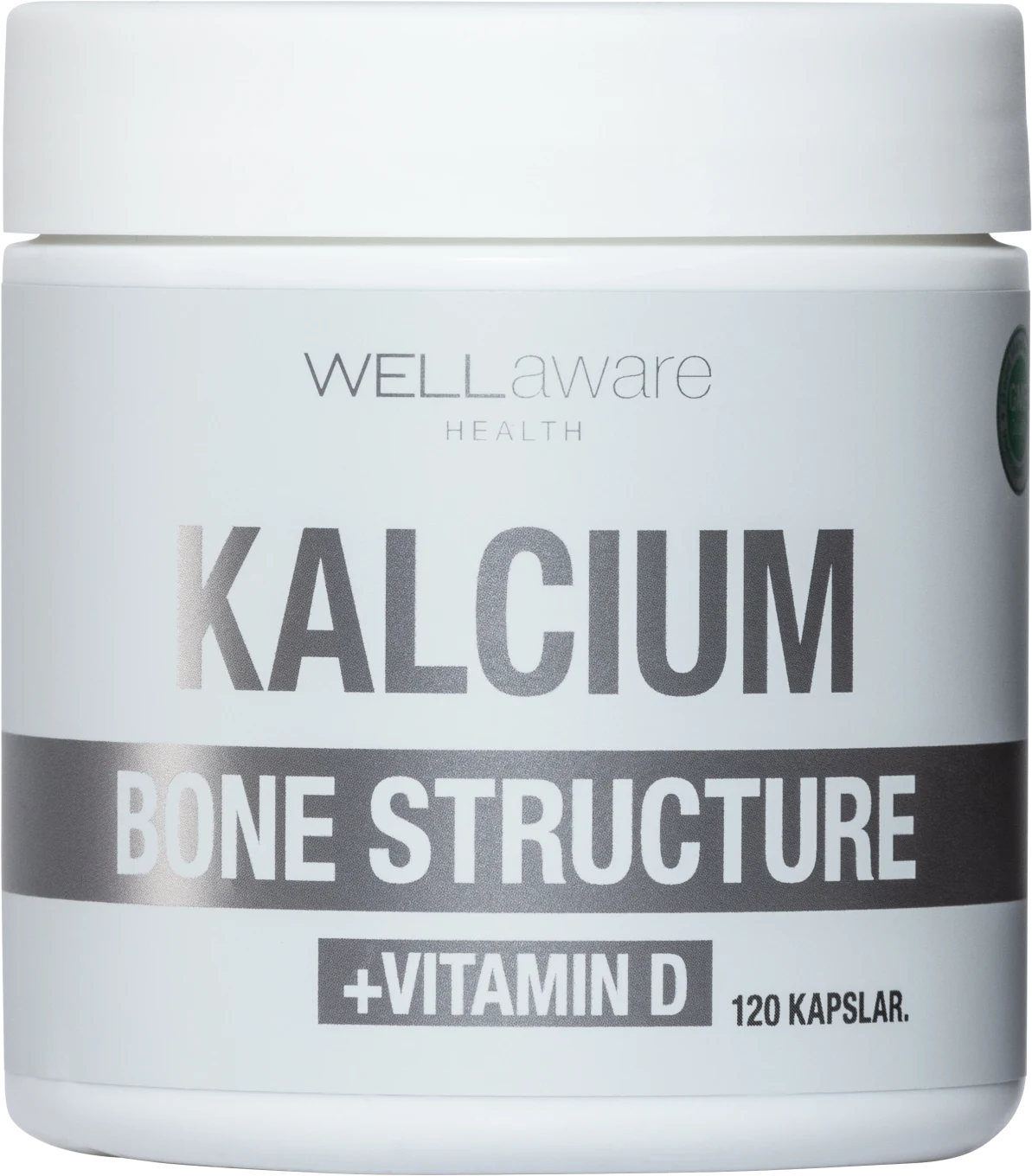 WellAware Health Kalcium + Vitamin D 120 kapslar WellAware