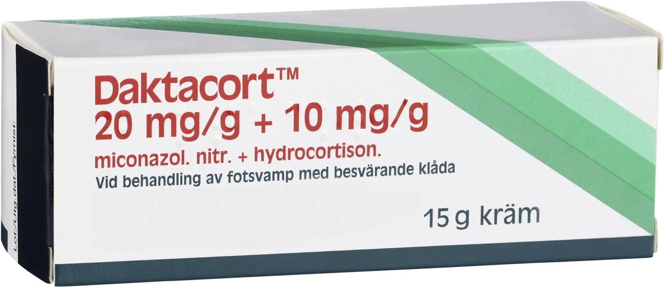 Daktacort kräm 20 mg/g + 10 mg/g 15 g Daktacort