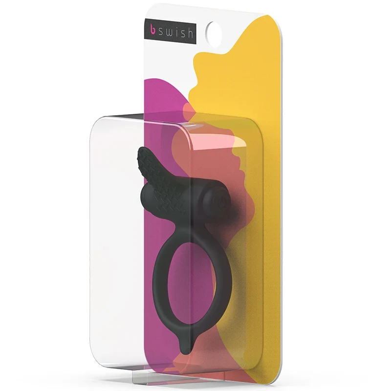 B Swish Bcharmed Basic Black Vibrerande penisring B Swish