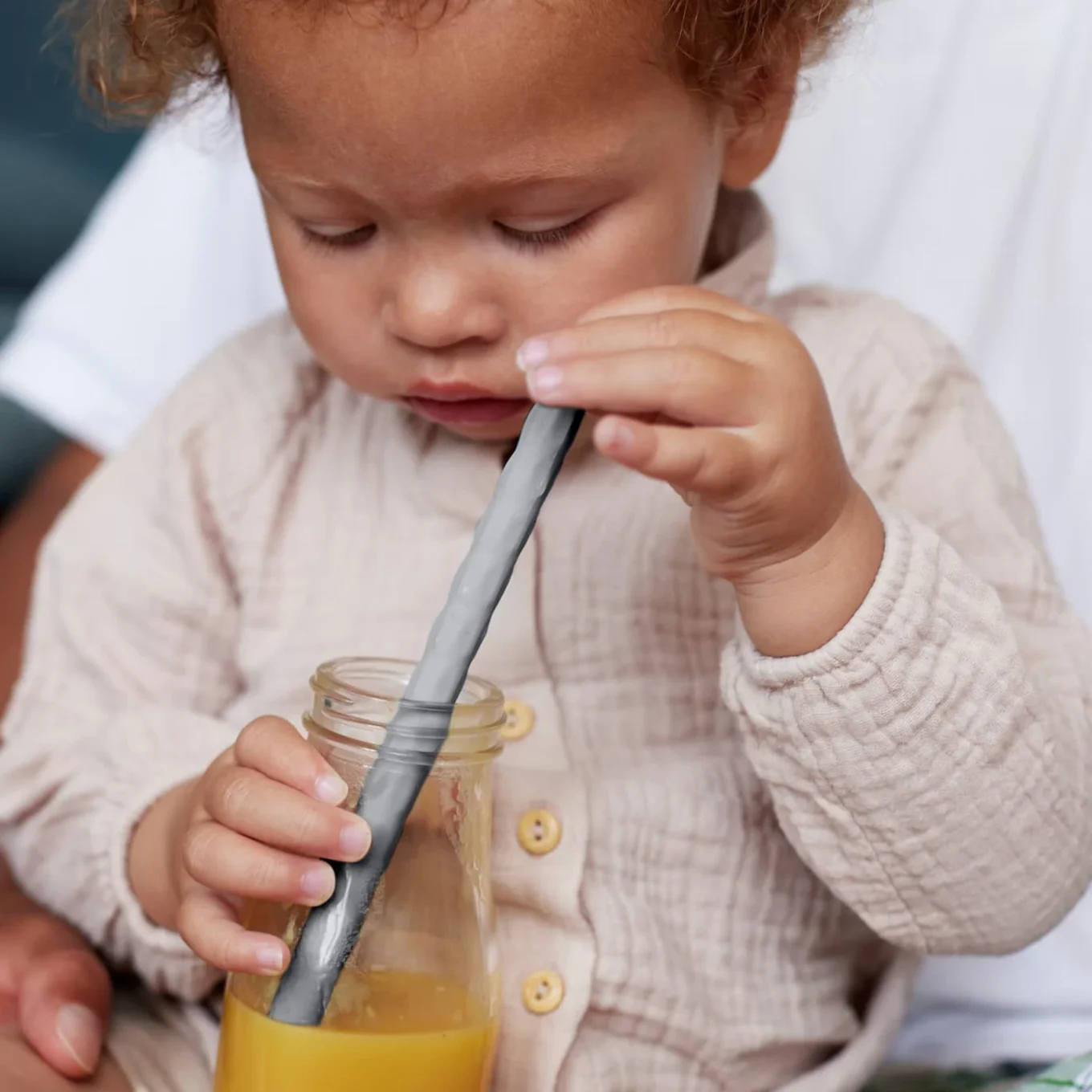 Everyday Baby Silikonsugrör Quiet Grey/Nature Red/Harmony Green 6-pack Everyday Baby