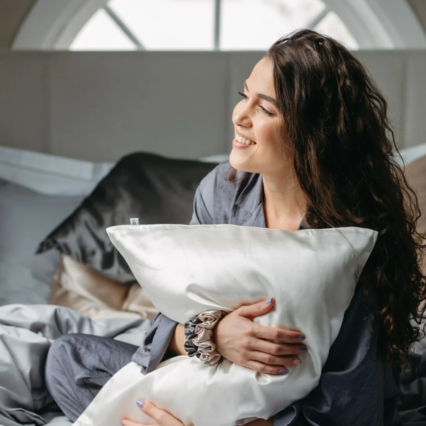 ByBarb Sidenörngott Vitt 50x60 cm ByBarb