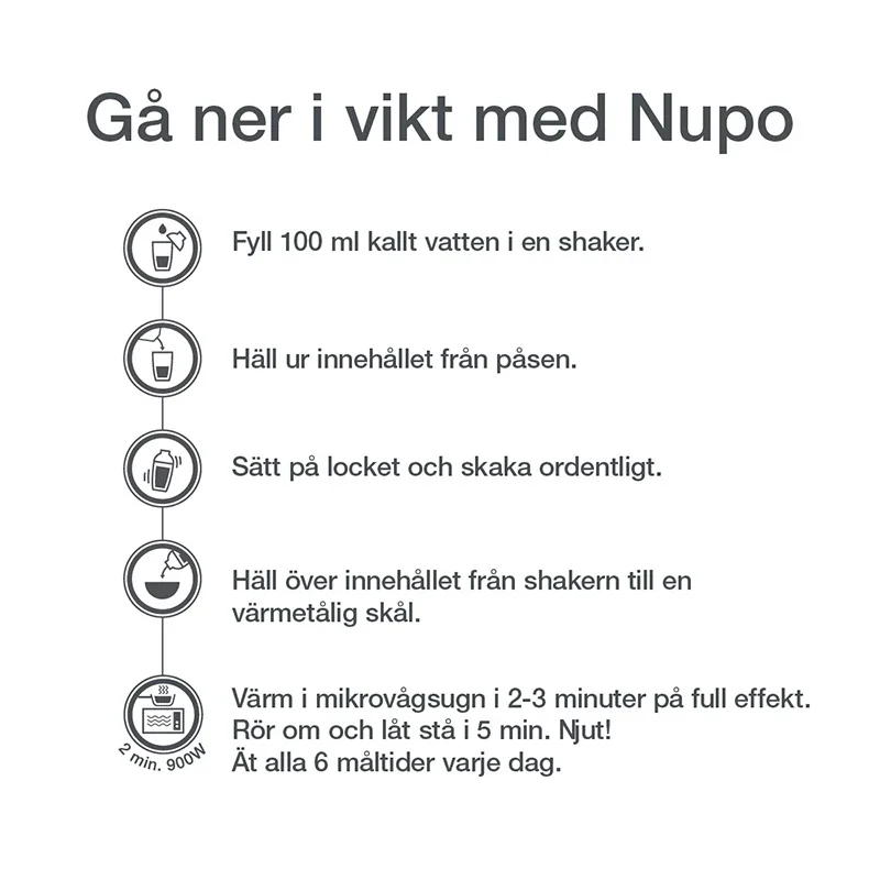 Nupo Diet Meal Risotto 10 portioner Nupo