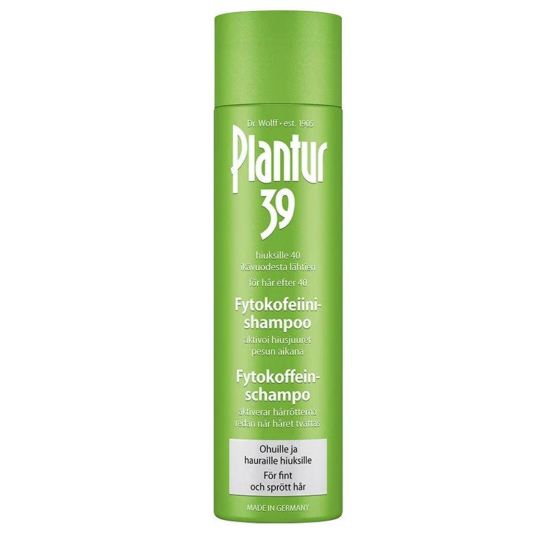 Plantur 39 Fytokoffein Schampo 250 ml fint/sprött hår Plantur 39