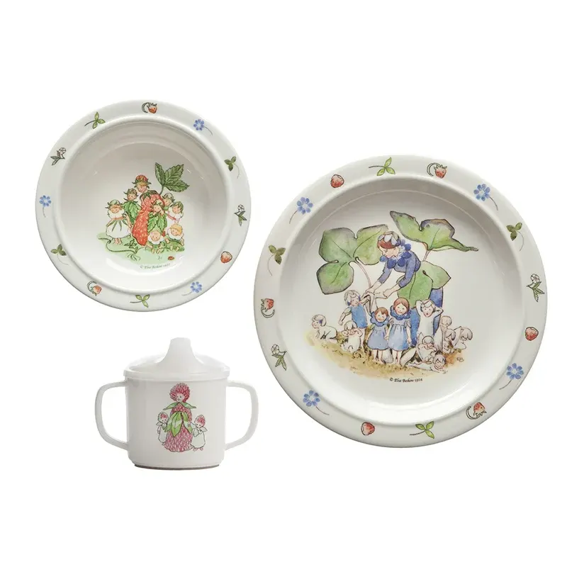 Elsa Beskow Barnservis Blomsterbarn Rätt start