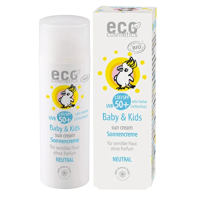 Eco Cosmetics Baby & Kids Solkräm Neutral SPF 50+, 50 ml Eco Cosmetics