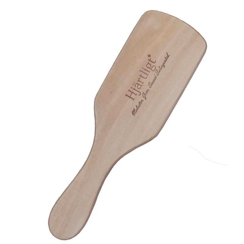 Hjärtligt Hårmassage Borste i Trä Hjärtligt