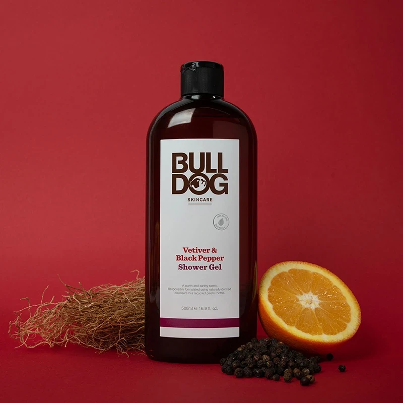 Bulldog Black Pepper&Vetiver Shower Gel 500ml Bulldog