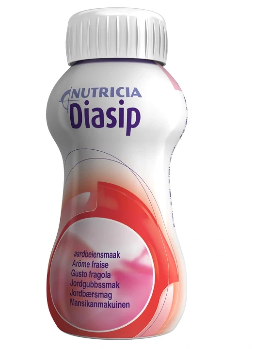 Diasip jordgubb 4 x 200 ml Diasip
