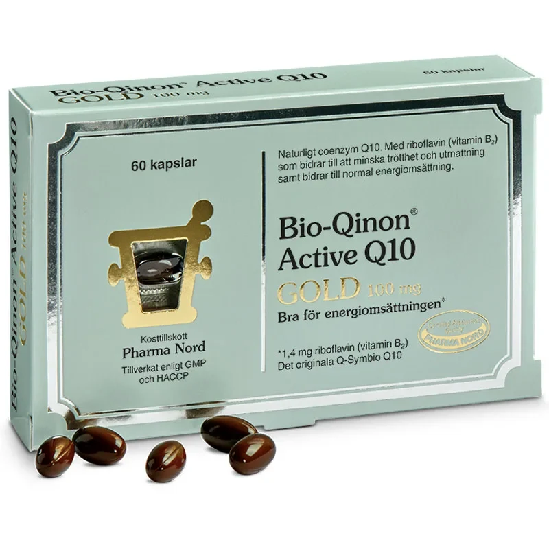 Pharma Nord Bio-Qinon Active Q10 Gold 100mg kapsel 60 st Pharma Nord