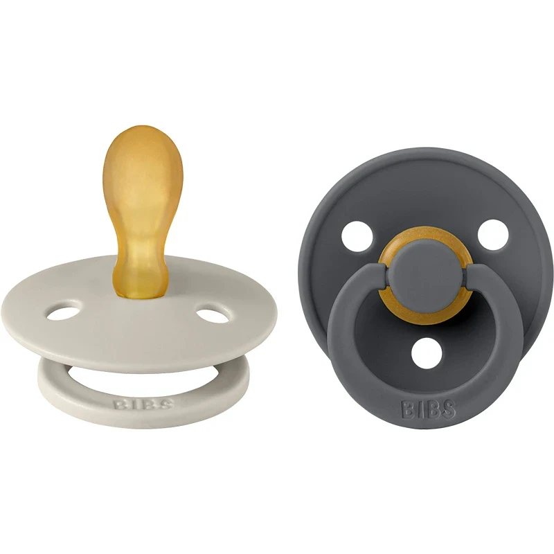 BIBS Colour Latex Symmetrical Sand/Iron 2-pack Size 2 Bibs