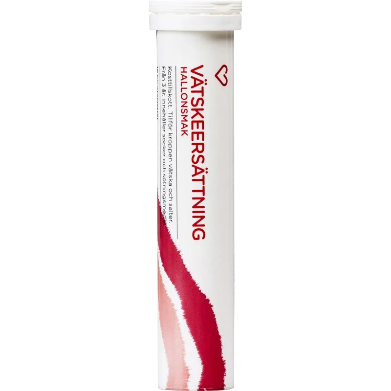 Hjärtats Vätskeersättning Hallon Brustablett 18 st Hjärtats