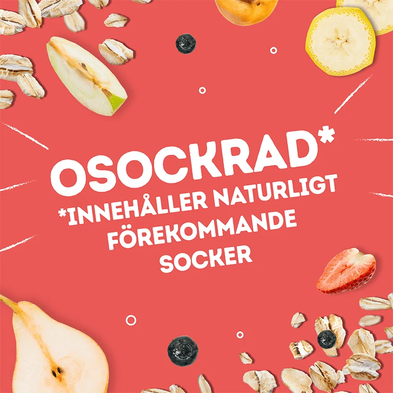 Semper Klämpåse Ätklar Gröt 6mån+ Äpple&Persika 120g Semper