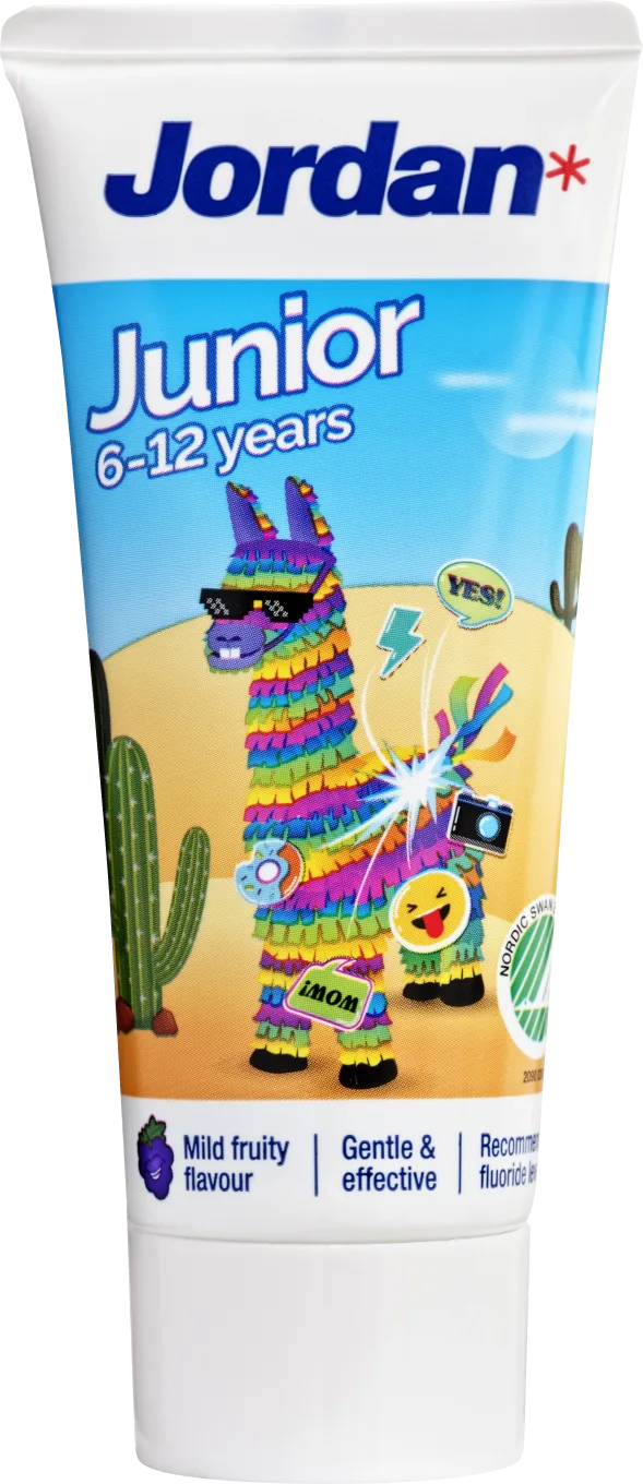 Jordan Junior Tandkräm 6-12år 50ml Jordan