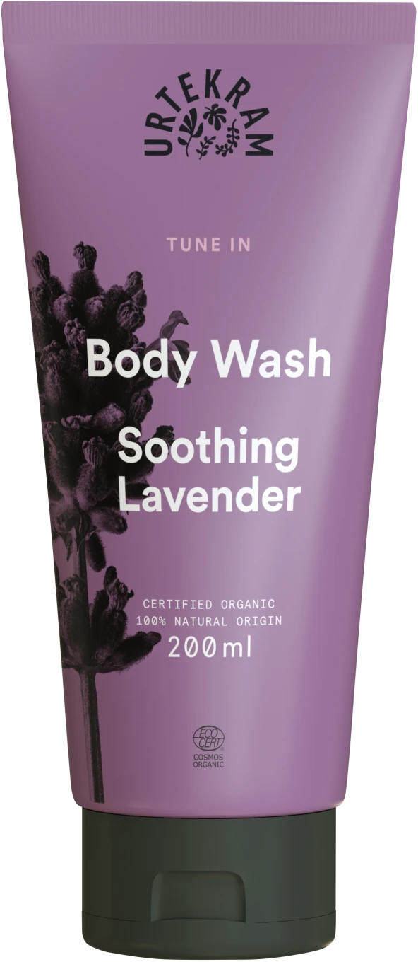 Urtekram Tune In Soothing Lavender Body Wash 200 ml Urtekram