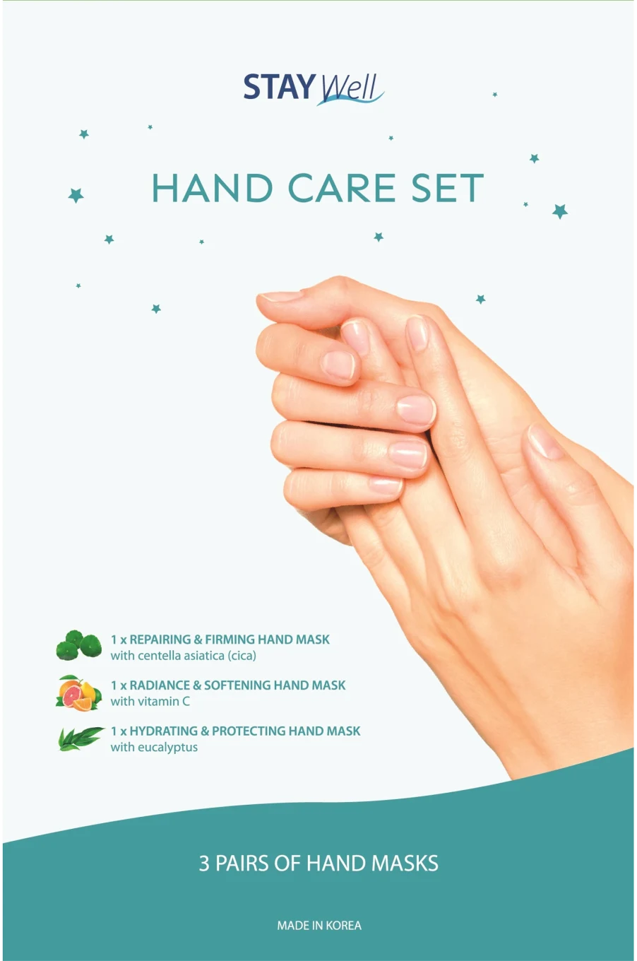 Stay Well Hand Care 3 Masks Stay Well