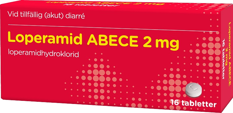 Loperamid ABECE Tablett 2 mg 16 st ABECE