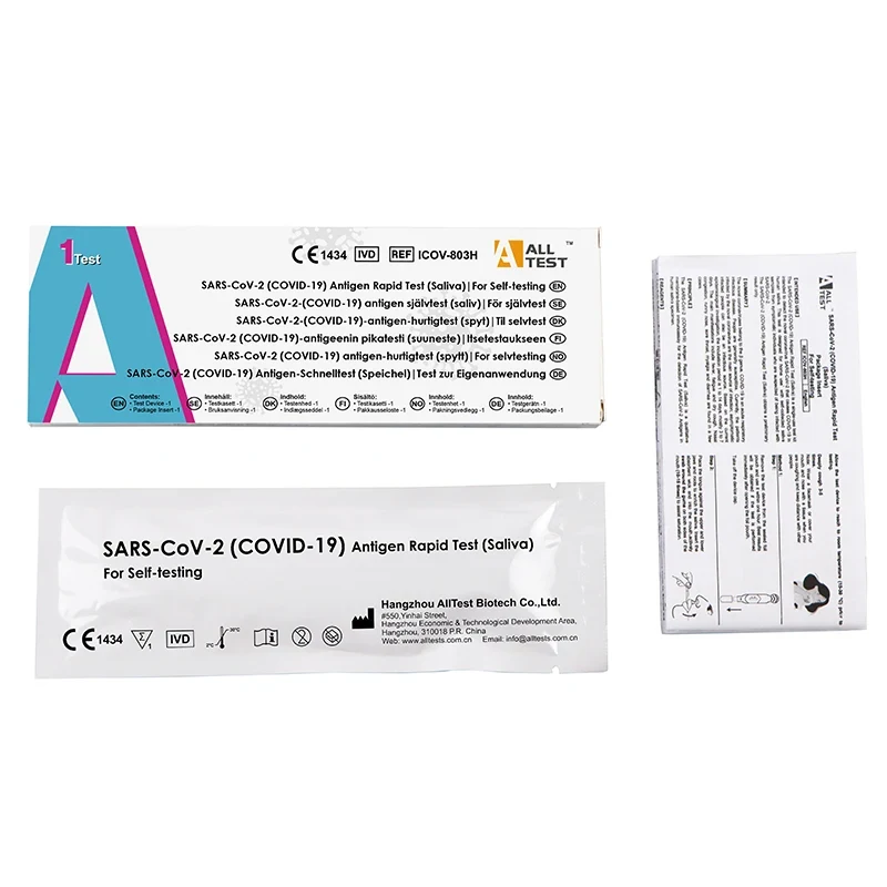 AllTest Antigen Saliv Självtest SARS-CoV-2-COVID-19 1-pack Alltest