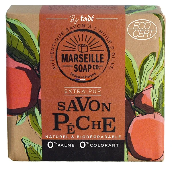 Tadé Pays du Levant Fast Marseille Tvål Peach 100 g Tadé Pays du Levant