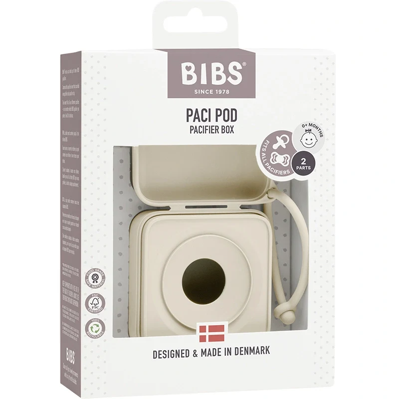 BIBS Pacifier Box Ivory Bibs