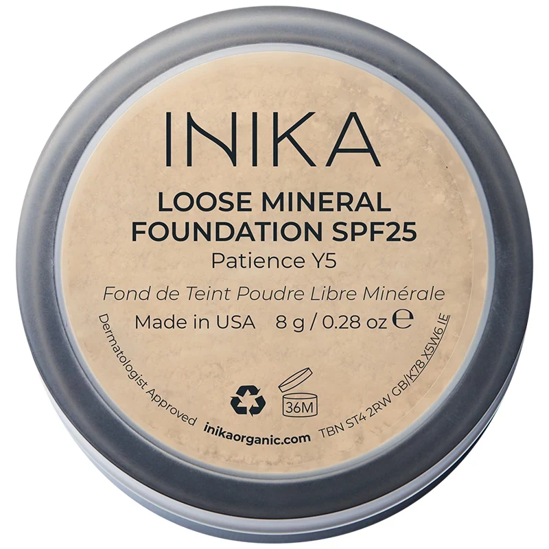 INIKA Loose Mineral Foundation SPF 25, 8 g Patience Inika Organic