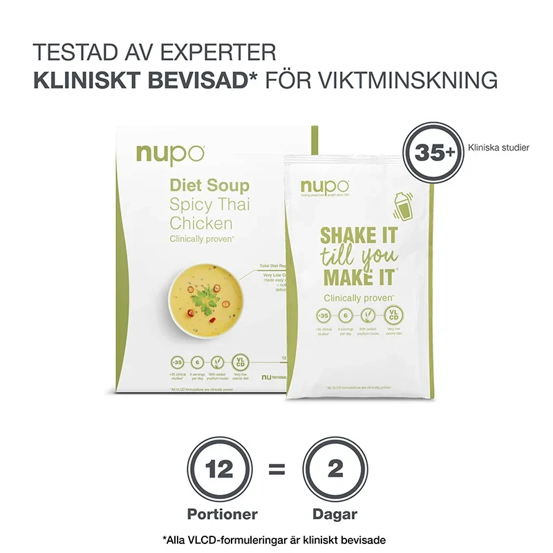 Nupo Diet Soup Spicy Thai Chicken 12 portioner Nupo