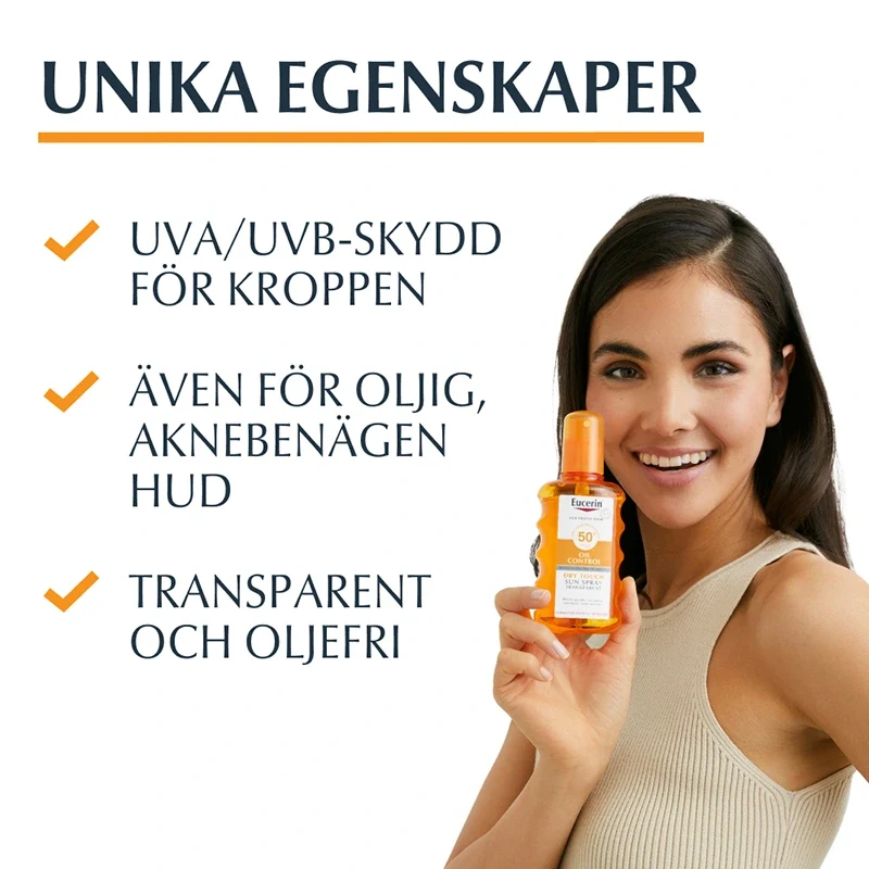 Eucerin Sun Spray Transparent SPF 50+, 200ml Eucerin