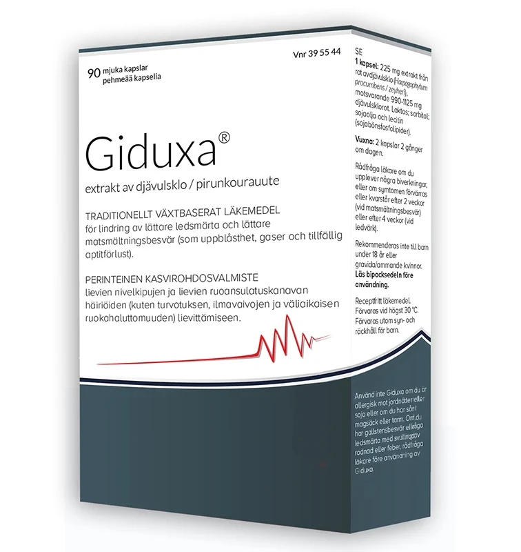 Giduxa Kapsel, mjuk Blister, 90 kapslar Giduxa