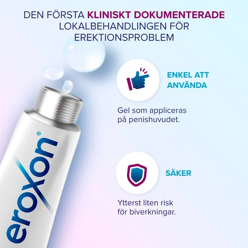 Eroxon® Potensmedel Gel endostuber 4 st eroxon