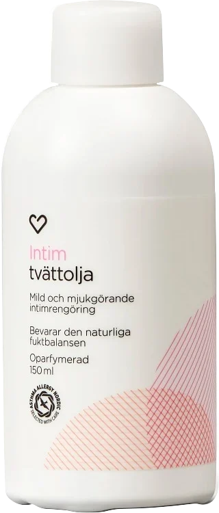 Hjärtats Intim Tvättolja Oparfymerad 150ml Hjärtats