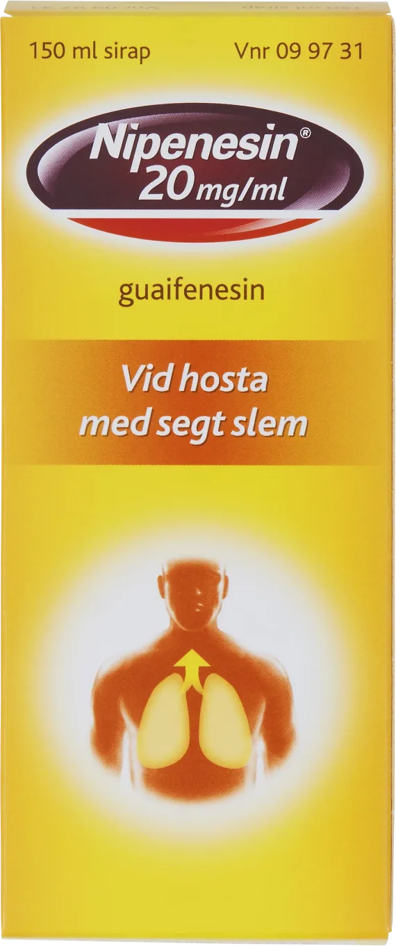 Nipenesin Sirap 20mg/ml Flaska 150 ml Nipenesin