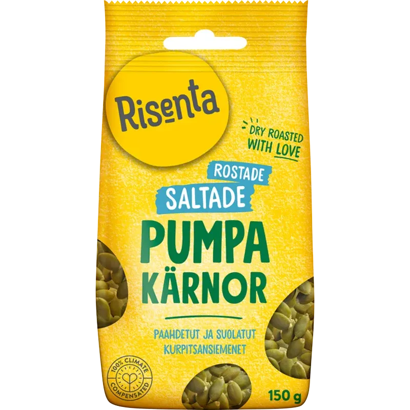 Risenta Pumpakärnor Saltade/Rostade 150 g Risenta