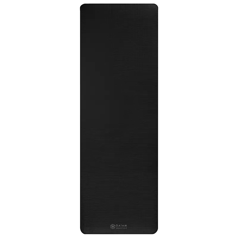 Gaiam Essentials Fitness Mat 10 mm Black Gaiam
