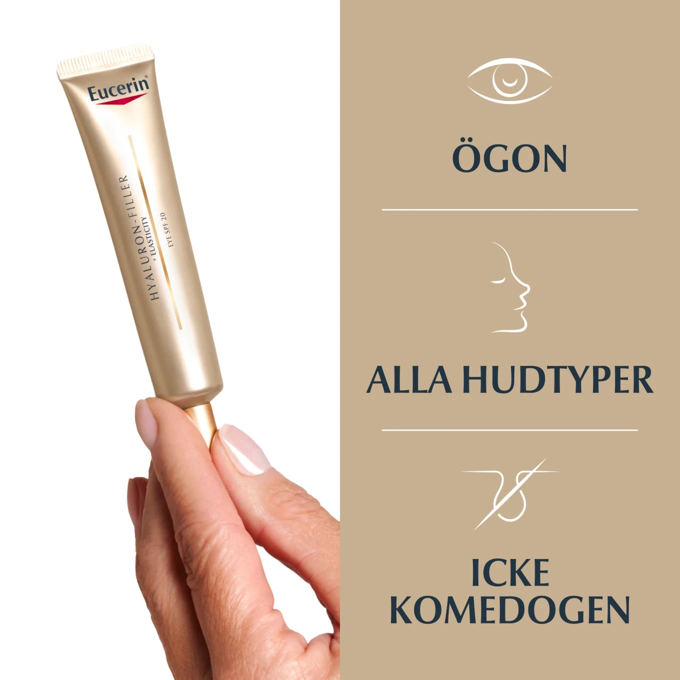 Eucerin Hyaluron-Filler + Elasticity Eye Cream SPF 20, 15 ml Eucerin