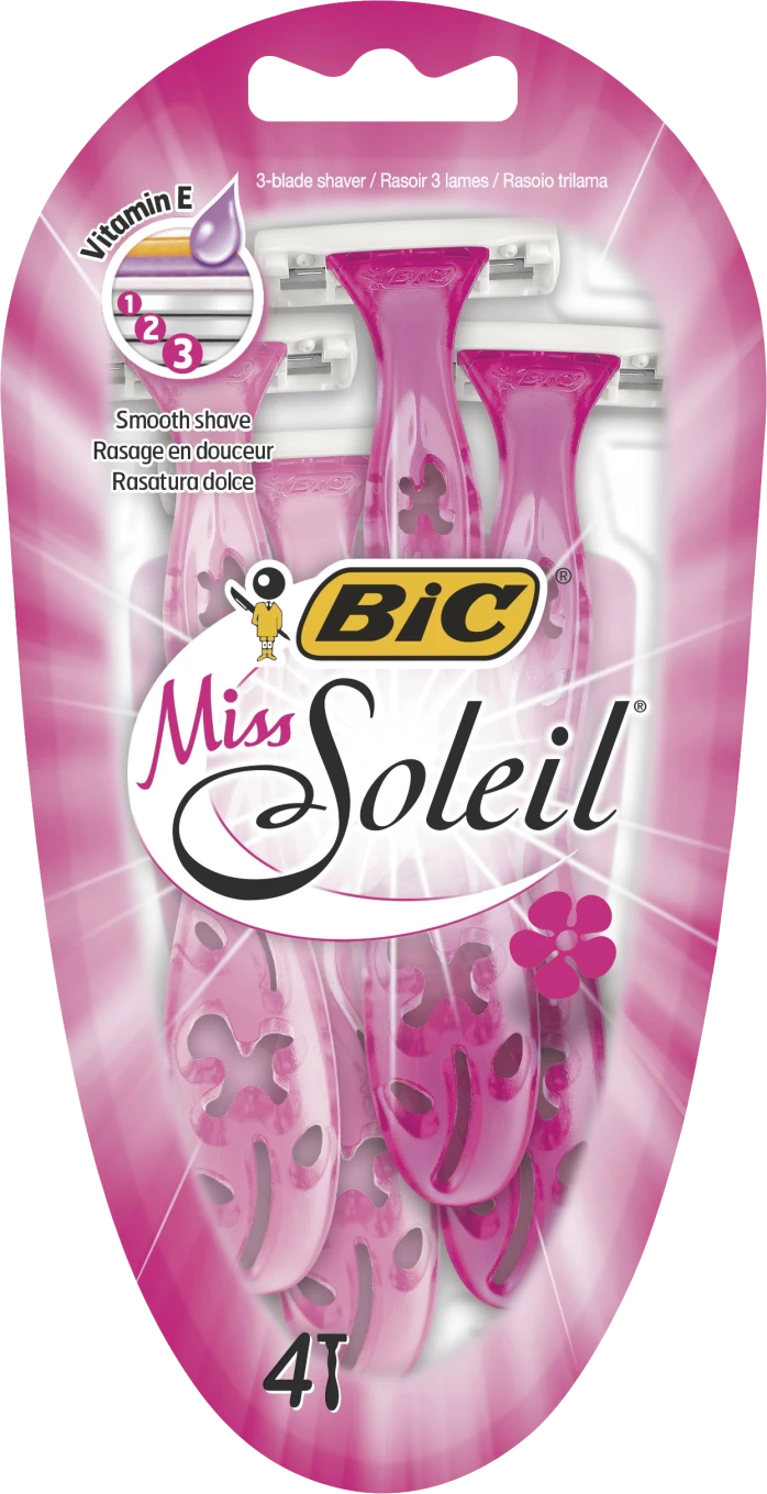 BIC Miss Soleil Rakhyvlar för Kvinnor 4-pack BIC