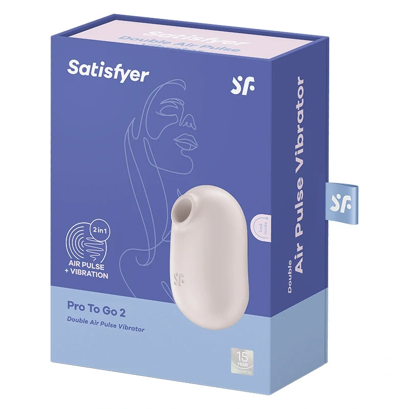 Satisfyer Pro To Go 2 Beige Lufttrycksvibrator Satisfyer