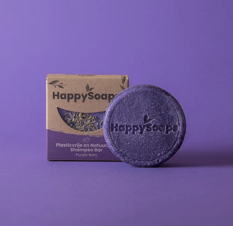 HappySoaps Shampoo Bar Purple Rain 70 g HappySoaps