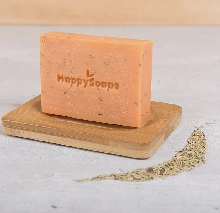 HappySoaps Body Wash Bar Argan Oil & Rosemary 100 g HappySoaps