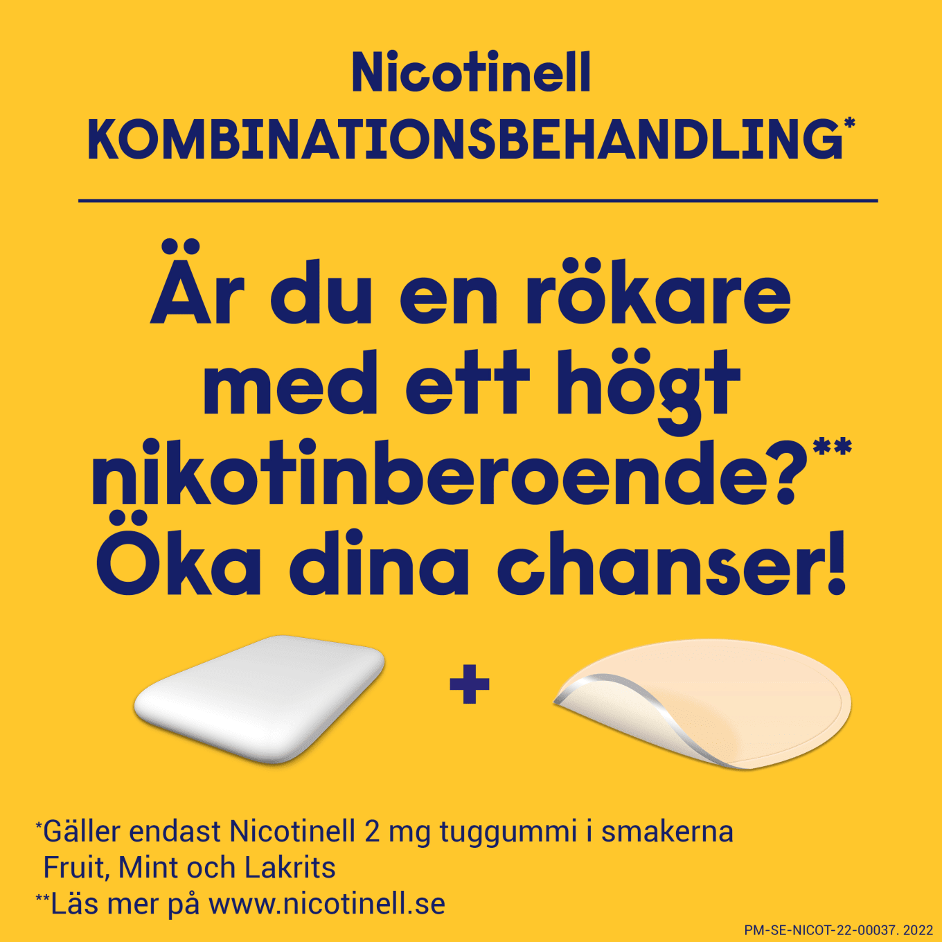 Nicotinell Mint medicinskt tuggummi 2 mg 96 st Nicotinell