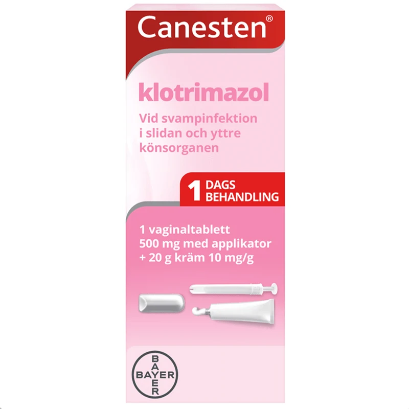 Canesten vaginaltablett och kräm 500 mg+1% 1 st Canesten