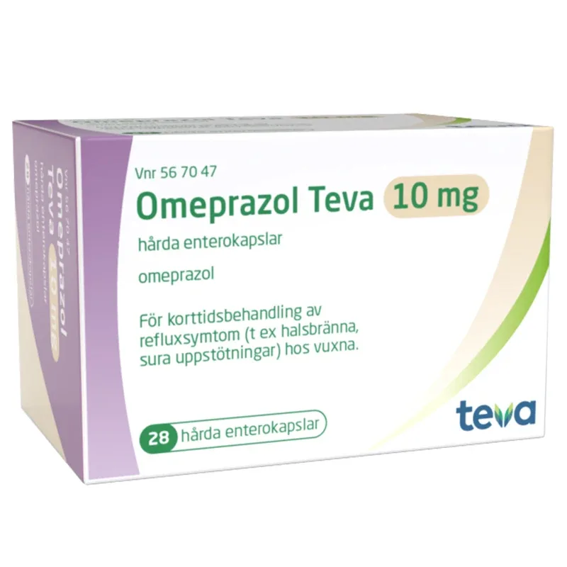 Omeprazol Teva enterokapsel 10 mg 28 st Teva