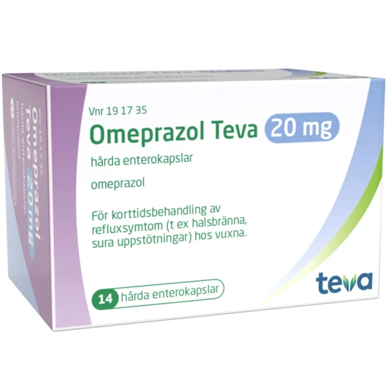 Omeprazol Teva enterokapsel 20 mg 14 st Teva