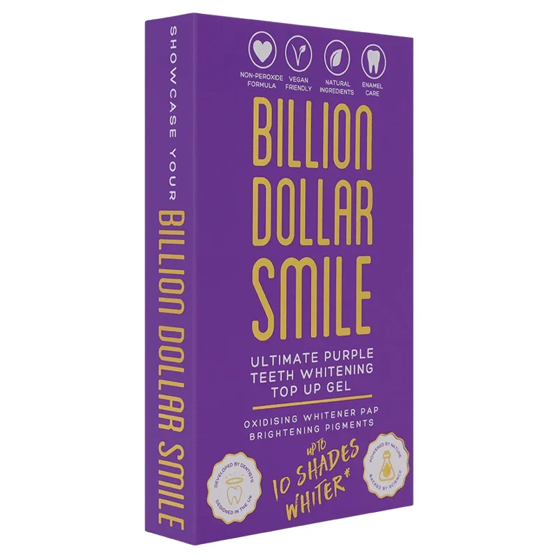 Billion Dollar Smile Ultimate Purple Top Up Gel Purple PAP 3x3 ml Billion dollar smile