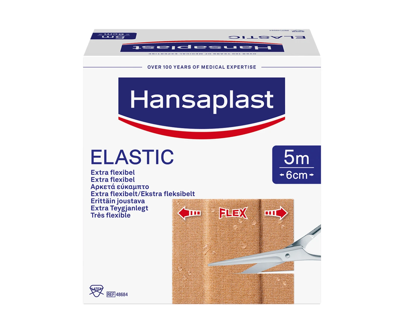 Hansaplast Elastic 5 m x 6 cm Hansaplast