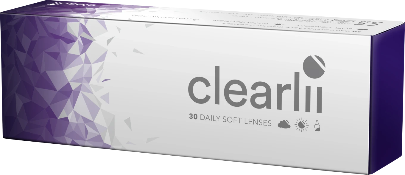 Clearlii Daily Soft Lenses endagslins 30-pack -5.50 Clearlii